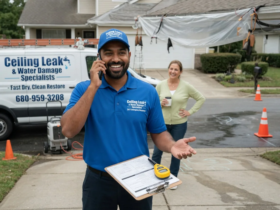 Ceiling Leak Cleanup Tuba City, AZ FAQs